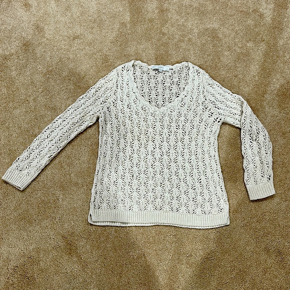 Loft Petites knit sweater, medium, great condition.